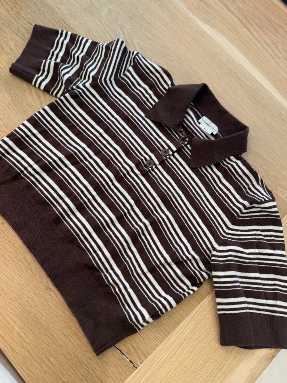 Lovers and Friends cropped stripped tee